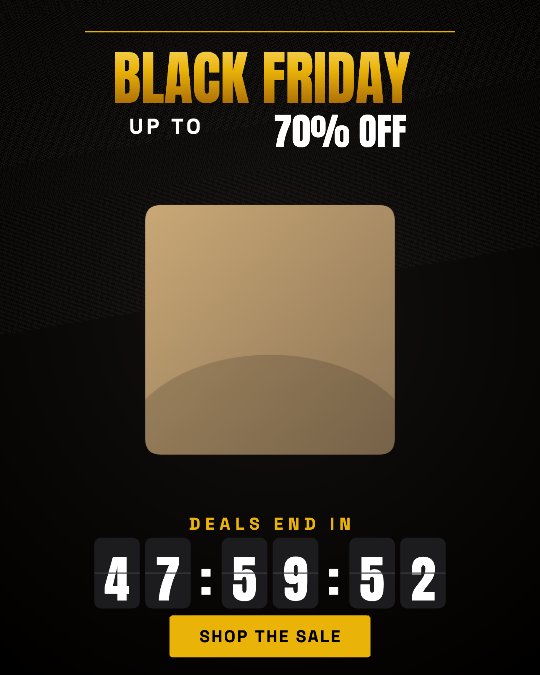 Black Friday video template preview