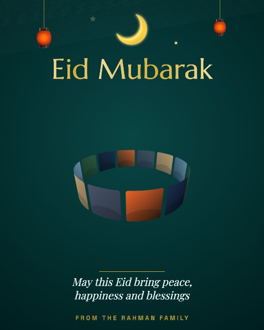 Eid Mubarak video template preview