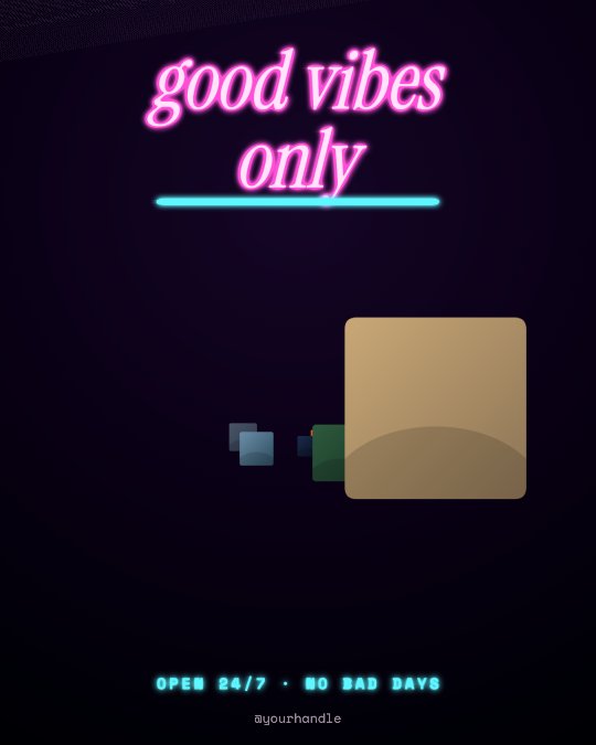 Neon Sign video template preview