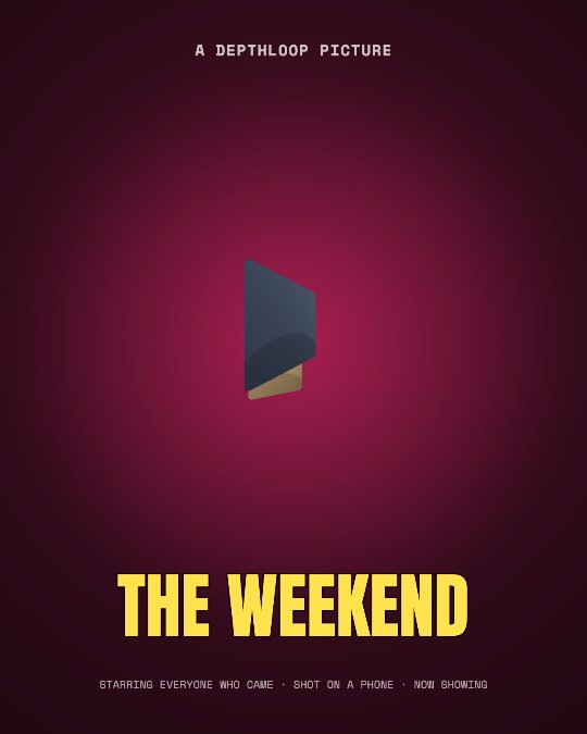 Poster video template preview