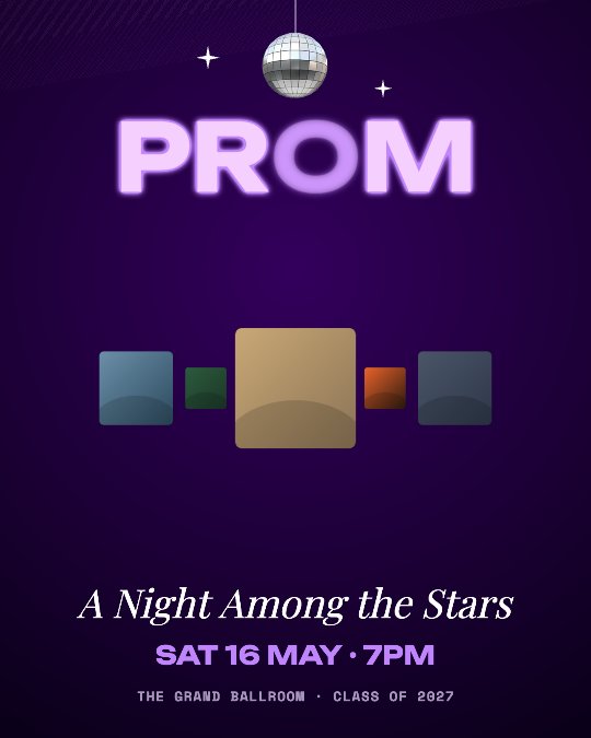 Prom Night video template preview