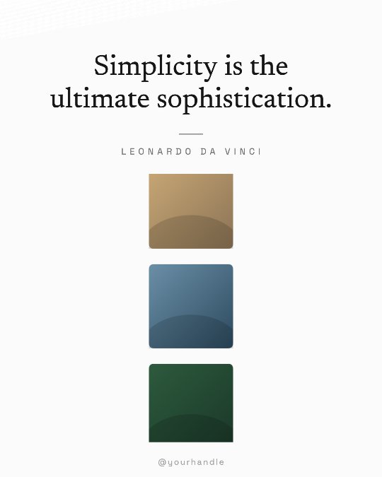Minimal Quote video template preview