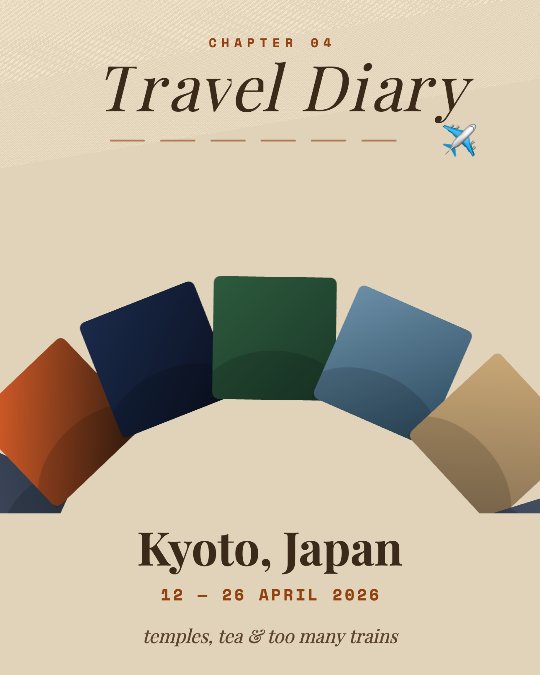 Travel Diary video template preview